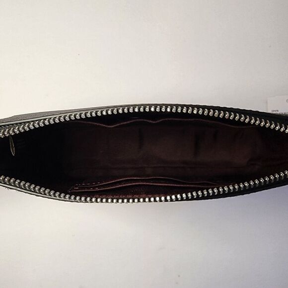 COACH CP476 Nolita 19 Signature Canvas & Leather Bag Silver/Black Multi - Picture 4 of 4